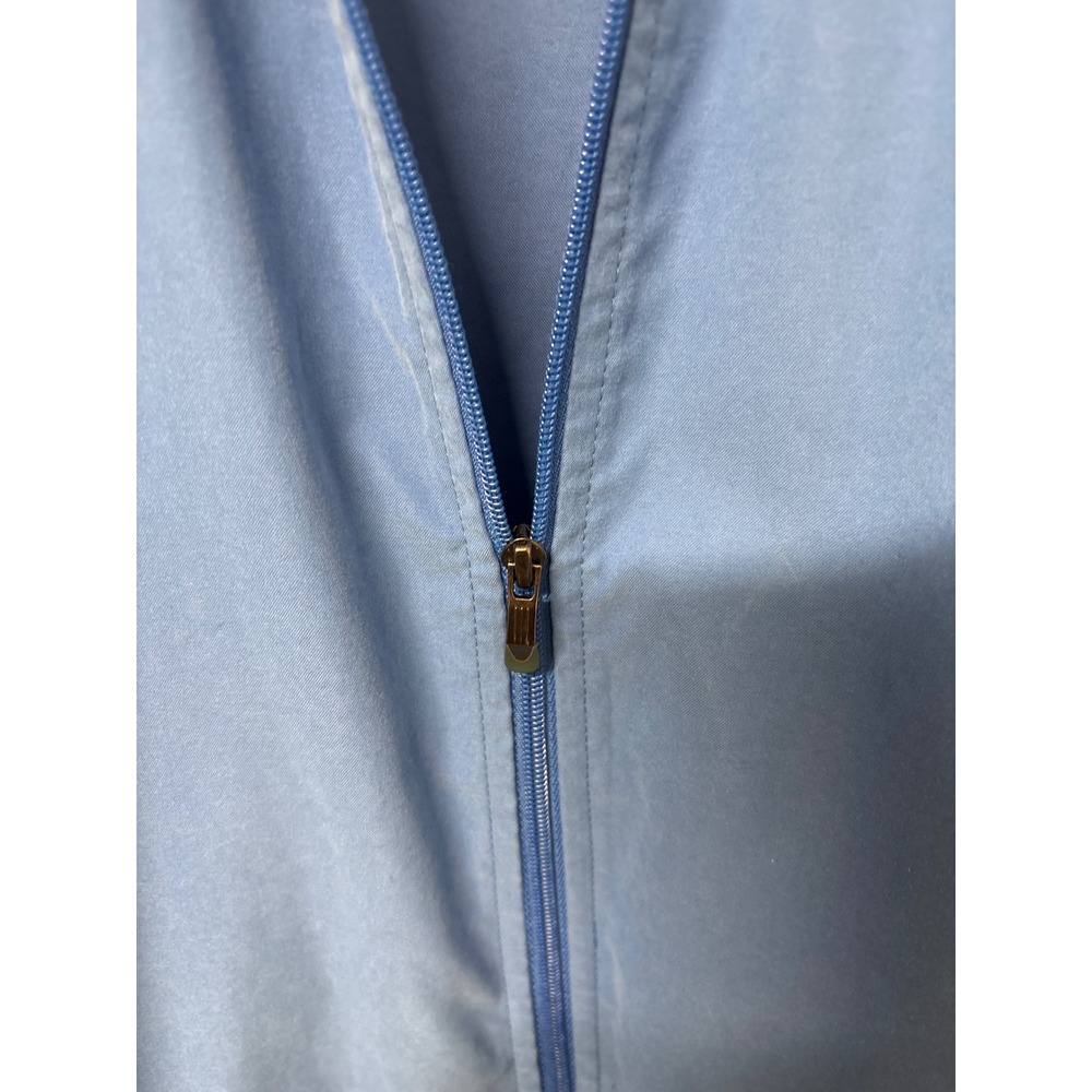 Y2K Adidas Womens Blue Full Zip Track Running Jacket Athletic Sportwear- Size XL - Picture 7 of 7